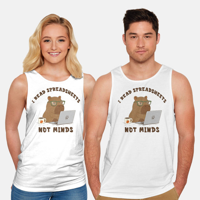 I Read Spreadsheets-Unisex-Basic-Tank-Loobs