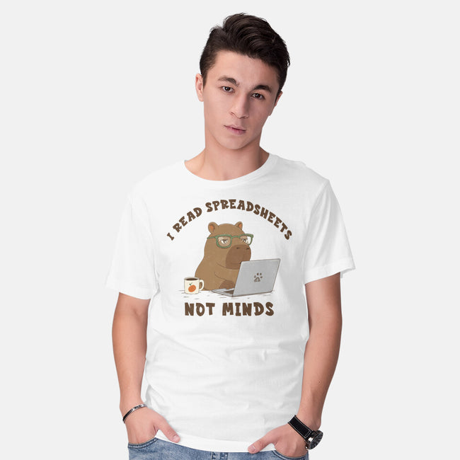 I Read Spreadsheets-Mens-Basic-Tee-Loobs
