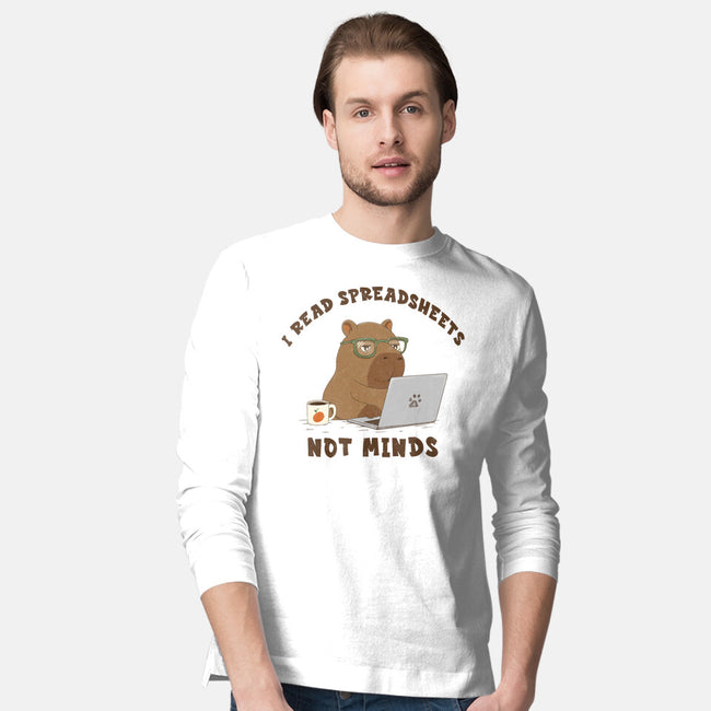 I Read Spreadsheets-Mens-Long Sleeved-Tee-Loobs