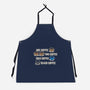 One Coffee Two Coffee-Unisex-Kitchen-Apron-turborat14