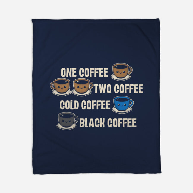 One Coffee Two Coffee-None-Fleece-Blanket-turborat14
