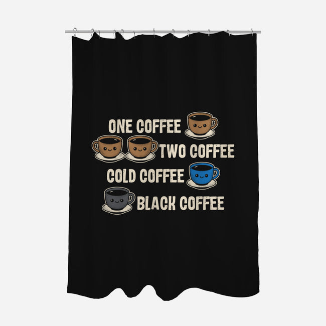 One Coffee Two Coffee-None-Polyester-Shower Curtain-turborat14