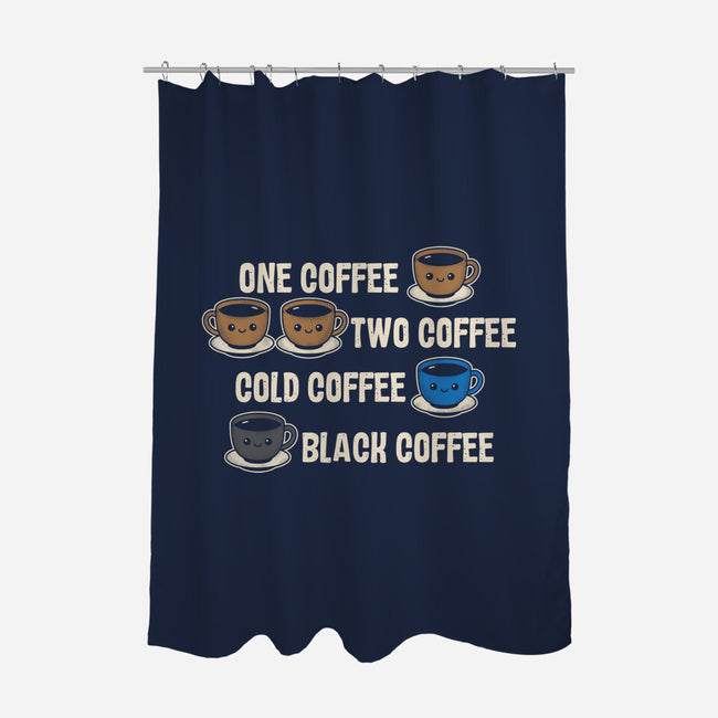One Coffee Two Coffee-None-Polyester-Shower Curtain-turborat14