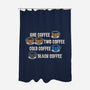 One Coffee Two Coffee-None-Polyester-Shower Curtain-turborat14