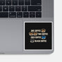 One Coffee Two Coffee-None-Glossy-Sticker-turborat14