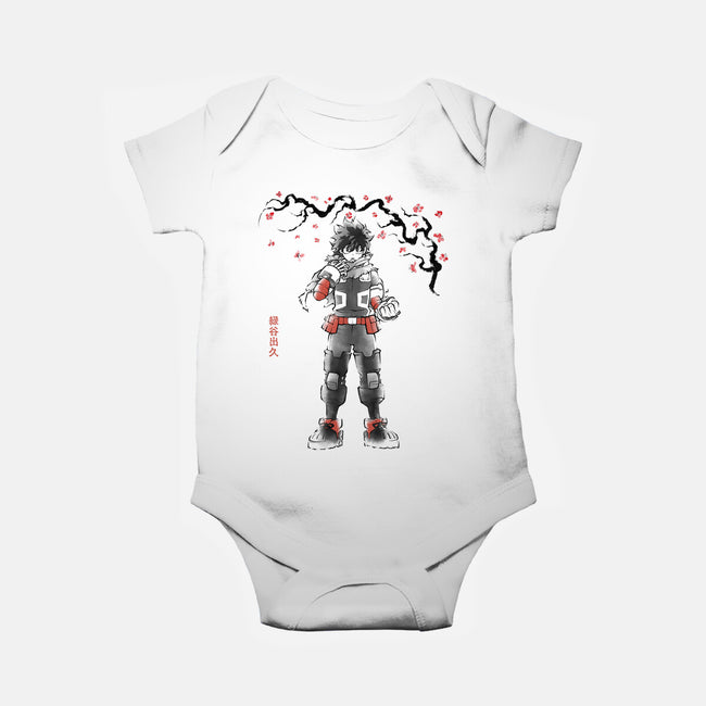 Quirk Successor Sumi-E-Baby-Basic-Onesie-Astrobot Invention