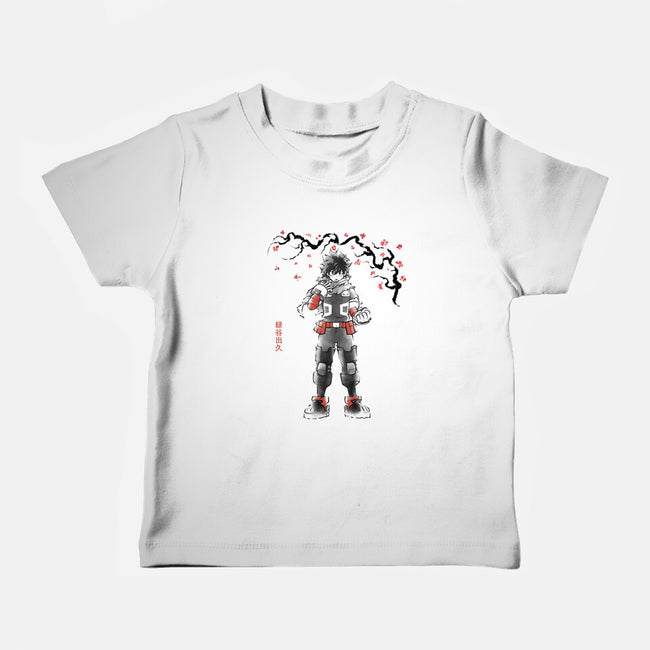 Quirk Successor Sumi-E-Baby-Basic-Tee-Astrobot Invention