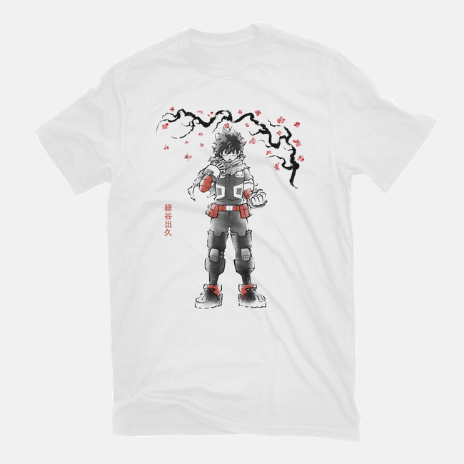 Quirk Successor Sumi-E-Womens-Fitted-Tee-Astrobot Invention