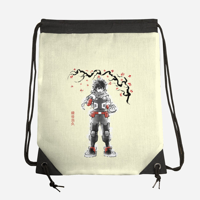Quirk Successor Sumi-E-None-Drawstring-Bag-Astrobot Invention