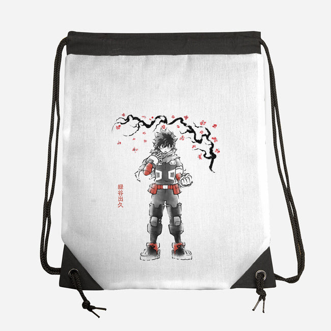 Quirk Successor Sumi-E-None-Drawstring-Bag-Astrobot Invention