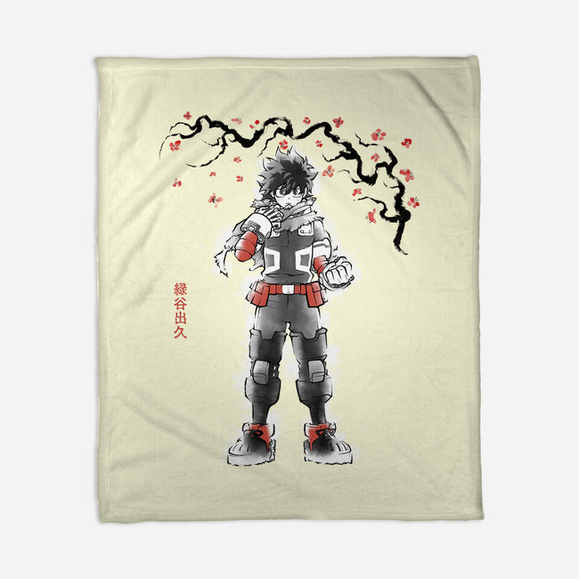 Quirk Successor Sumi-E-None-Fleece-Blanket-Astrobot Invention
