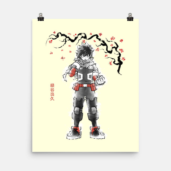 Quirk Successor Sumi-E-None-Matte-Poster-Astrobot Invention