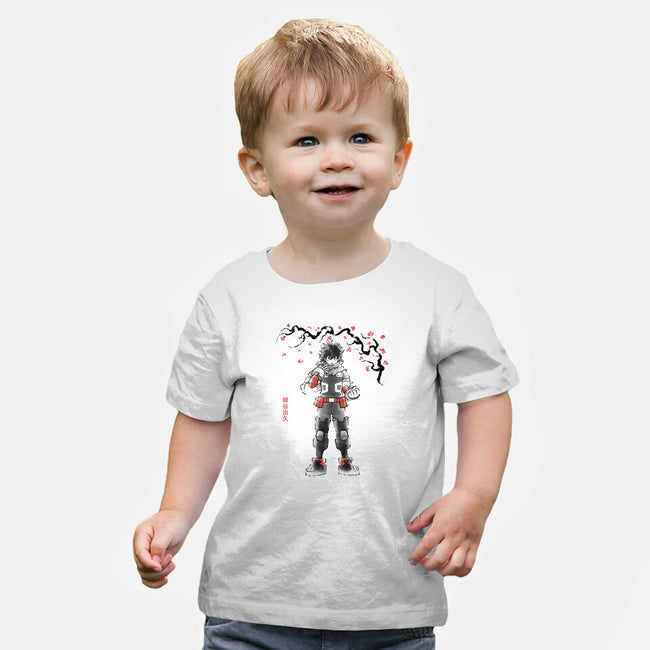 Quirk Successor Sumi-E-Baby-Basic-Tee-Astrobot Invention