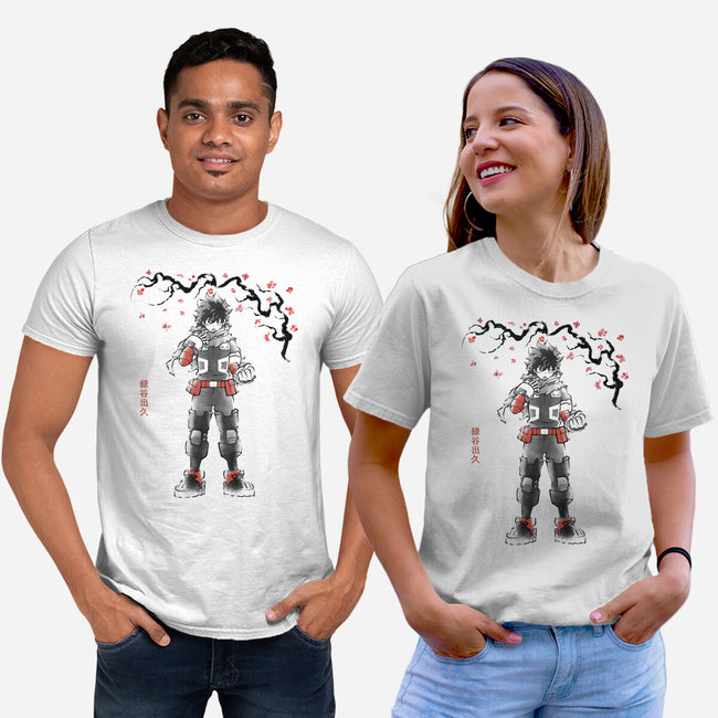 Quirk Successor Sumi-E-Unisex-Basic-Tee-Astrobot Invention
