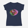 Goodbye Love-Womens-V-Neck-Tee-nickzzarto