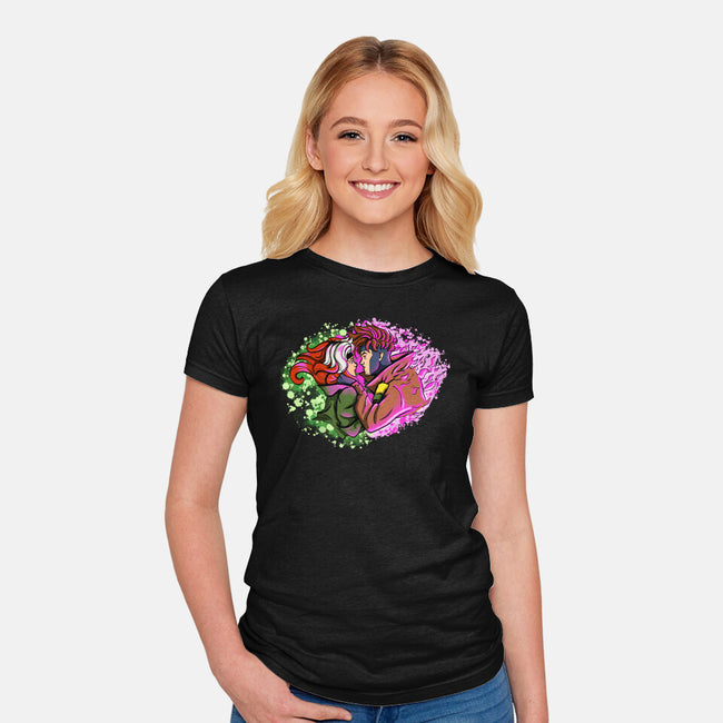 Goodbye Love-Womens-Fitted-Tee-nickzzarto