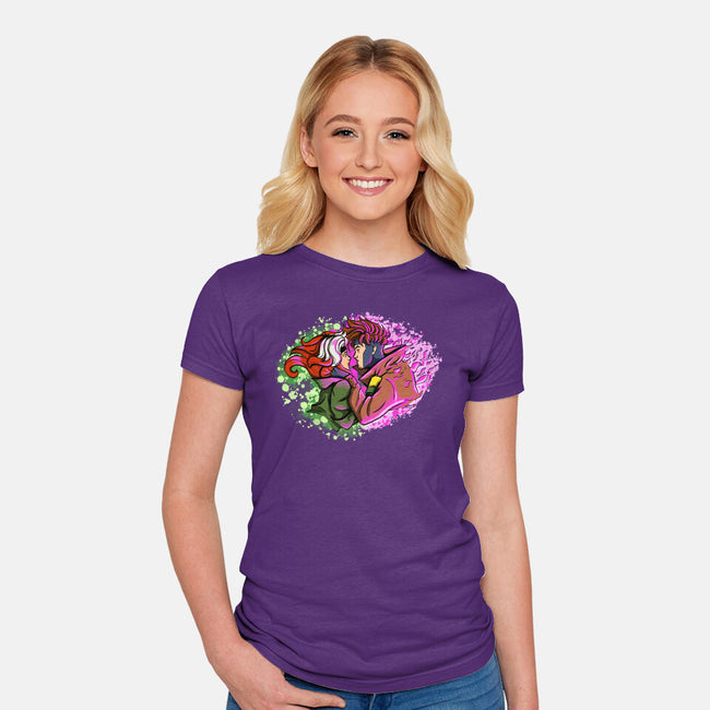 Goodbye Love-Womens-Fitted-Tee-nickzzarto