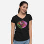 Goodbye Love-Womens-V-Neck-Tee-nickzzarto