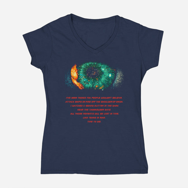 You Wouldn't Believe-Womens-V-Neck-Tee-Tronyx79