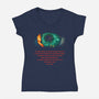 You Wouldn't Believe-Womens-V-Neck-Tee-Tronyx79