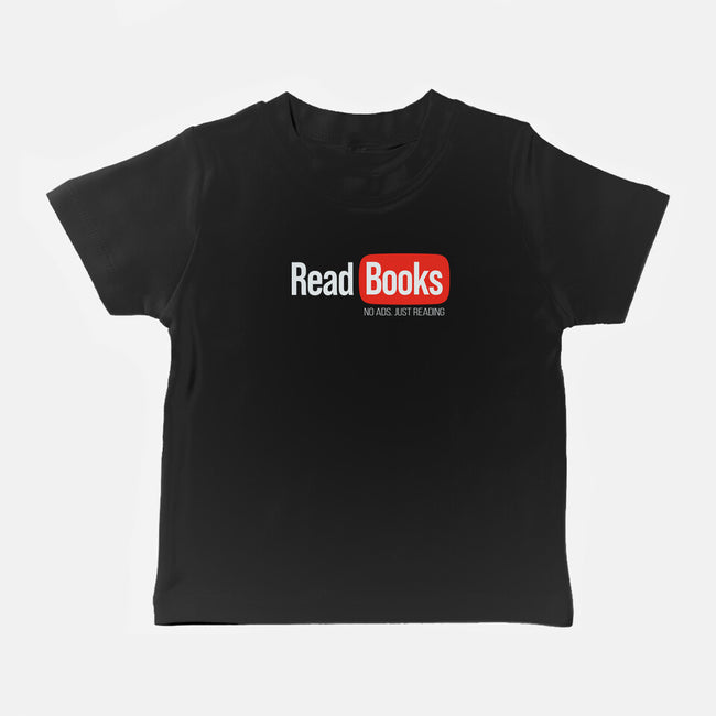 No Ads Just Reading-Baby-Basic-Tee-NMdesign