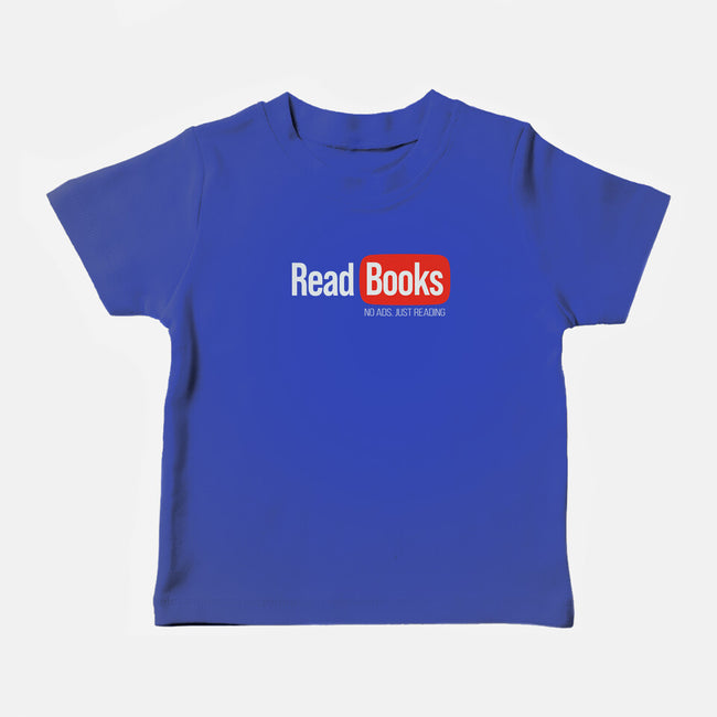 No Ads Just Reading-Baby-Basic-Tee-NMdesign