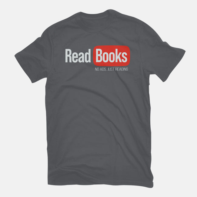 No Ads Just Reading-Mens-Heavyweight-Tee-NMdesign