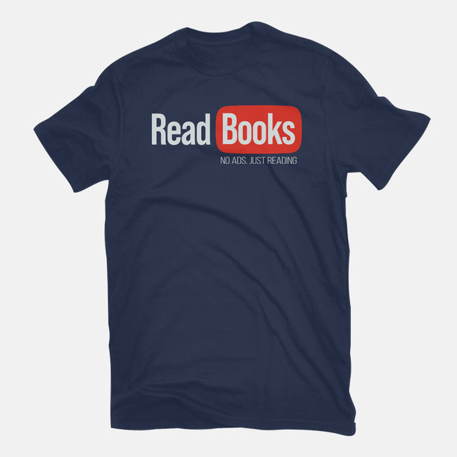 No Ads Just Reading-Unisex-Basic-Tee-NMdesign