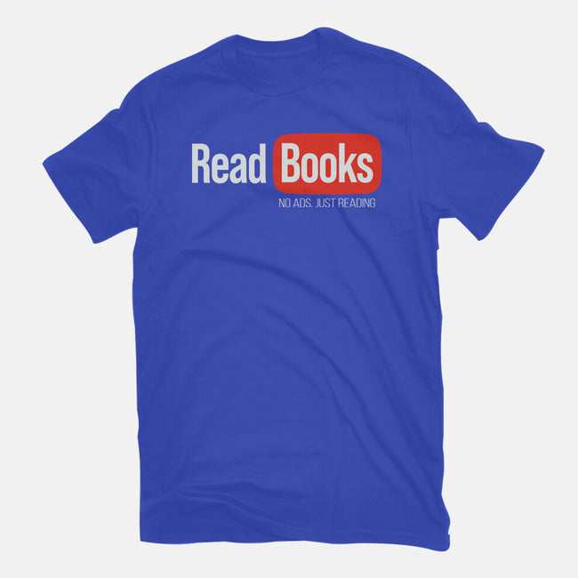 No Ads Just Reading-Unisex-Basic-Tee-NMdesign