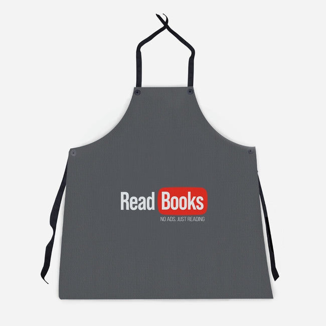 No Ads Just Reading-Unisex-Kitchen-Apron-NMdesign