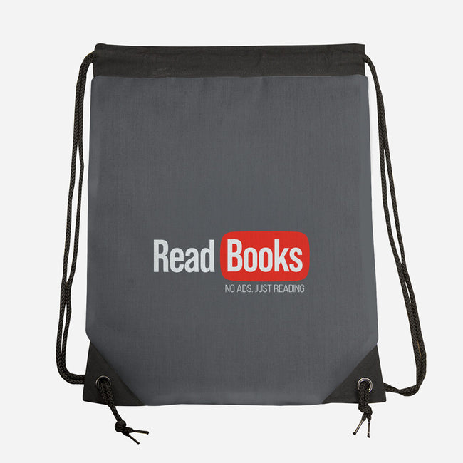 No Ads Just Reading-None-Drawstring-Bag-NMdesign