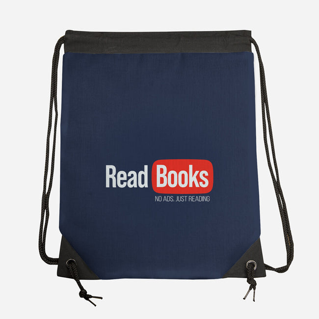 No Ads Just Reading-None-Drawstring-Bag-NMdesign