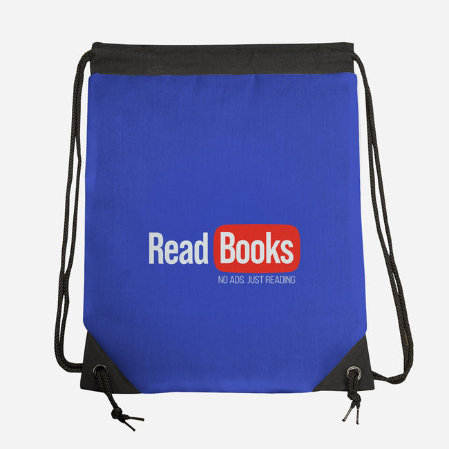 No Ads Just Reading-None-Drawstring-Bag-NMdesign