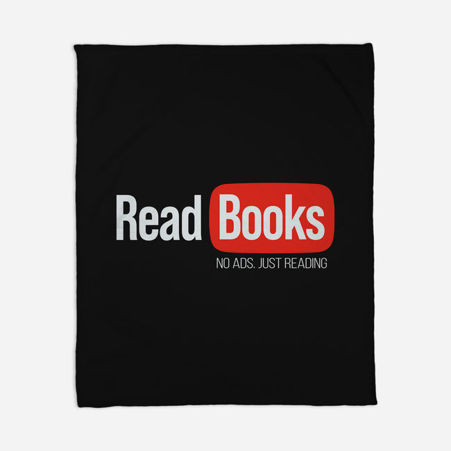 No Ads Just Reading-None-Fleece-Blanket-NMdesign