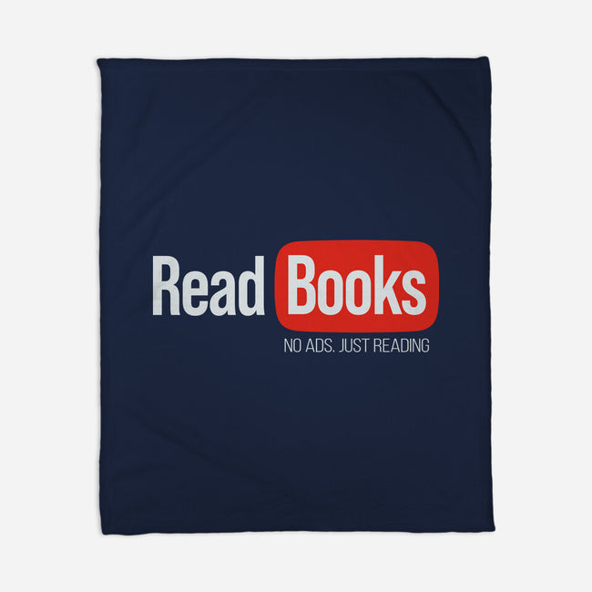 No Ads Just Reading-None-Fleece-Blanket-NMdesign