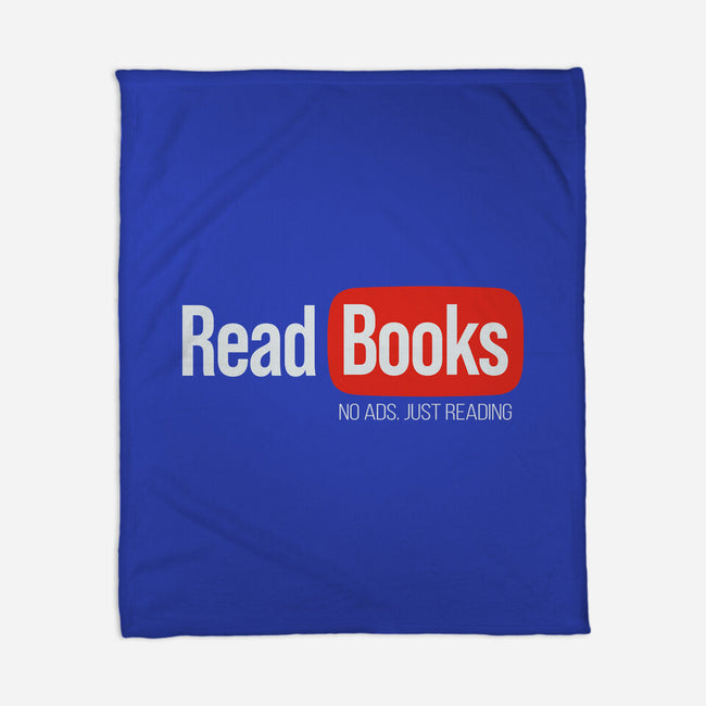 No Ads Just Reading-None-Fleece-Blanket-NMdesign