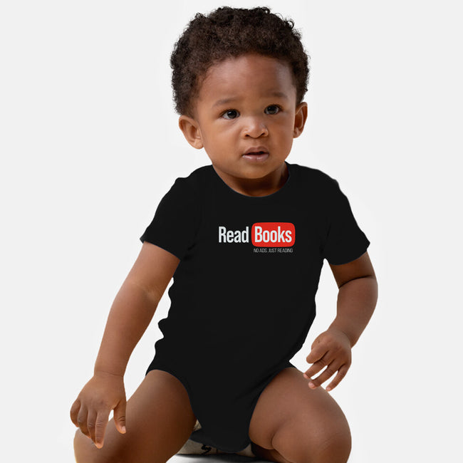 No Ads Just Reading-Baby-Basic-Onesie-NMdesign