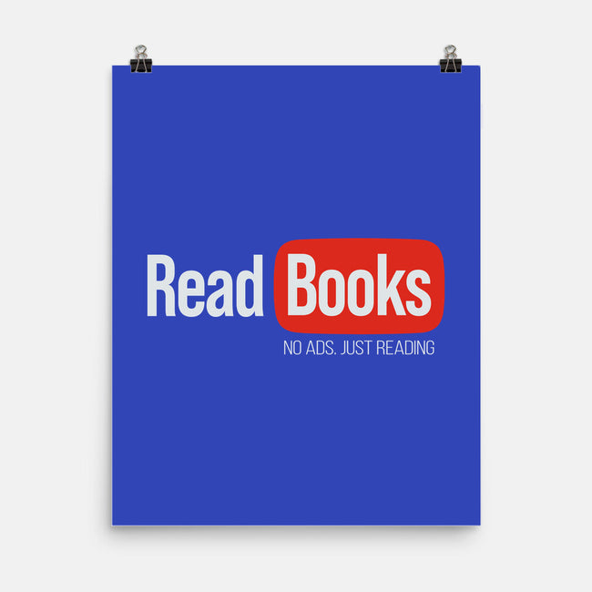 No Ads Just Reading-None-Matte-Poster-NMdesign