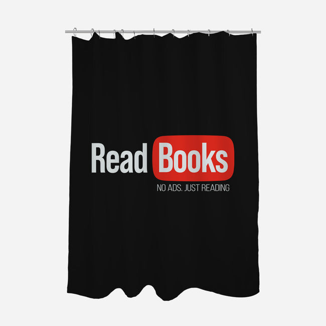 No Ads Just Reading-None-Polyester-Shower Curtain-NMdesign