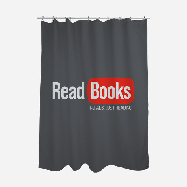 No Ads Just Reading-None-Polyester-Shower Curtain-NMdesign