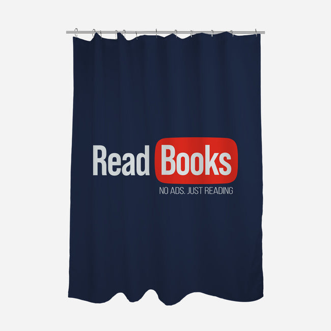 No Ads Just Reading-None-Polyester-Shower Curtain-NMdesign