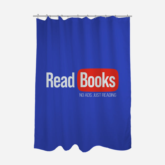 No Ads Just Reading-None-Polyester-Shower Curtain-NMdesign