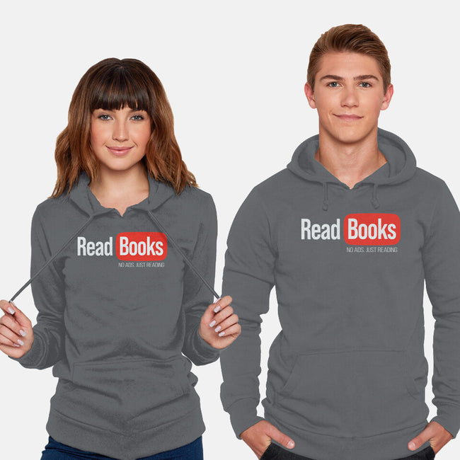 No Ads Just Reading-Unisex-Pullover-Sweatshirt-NMdesign