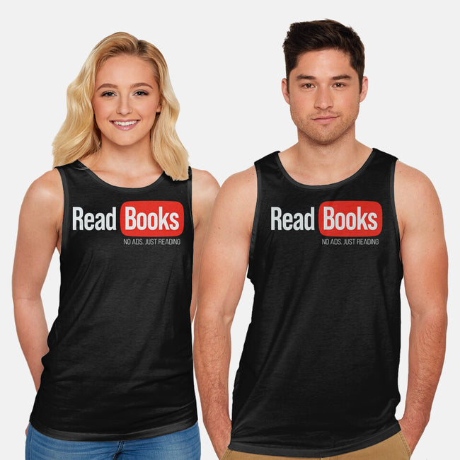 No Ads Just Reading-Unisex-Basic-Tank-NMdesign