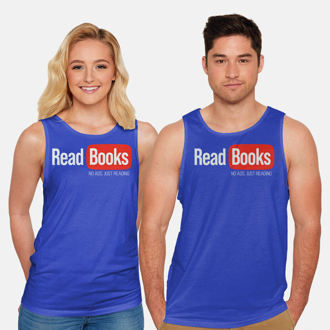 No Ads Just Reading-Unisex-Basic-Tank-NMdesign