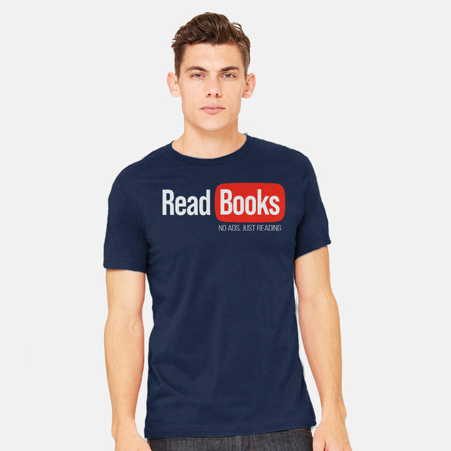 No Ads Just Reading-Mens-Heavyweight-Tee-NMdesign