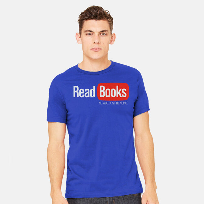 No Ads Just Reading-Mens-Heavyweight-Tee-NMdesign