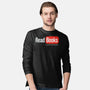 No Ads Just Reading-Mens-Long Sleeved-Tee-NMdesign