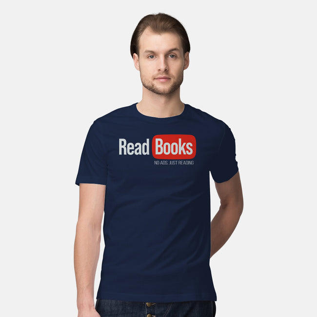 No Ads Just Reading-Mens-Premium-Tee-NMdesign