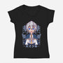 Production Magic Lord-Womens-V-Neck-Tee-Alundrart